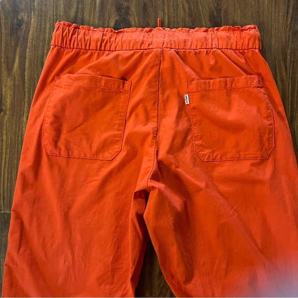 Levi’s Women’s Orange Jet Set Jogger Pull On Pants size XL - Picture 7 of 9